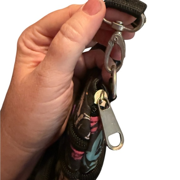 Disney Parks Mickey Mouse Multicolor Nylon Crossbody Handbag  - 6.25" x 8.5" - Picture 4 of 14